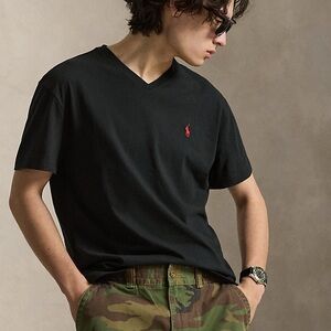 Ralph Lauren‎ Classic Fit Jersey V-Neck T-Shirt Size Medium